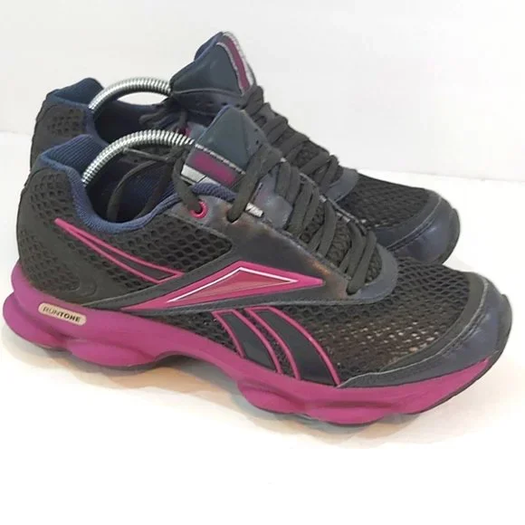 REEBOK Women s RunTone Running Shoes Grey Purple Size 6